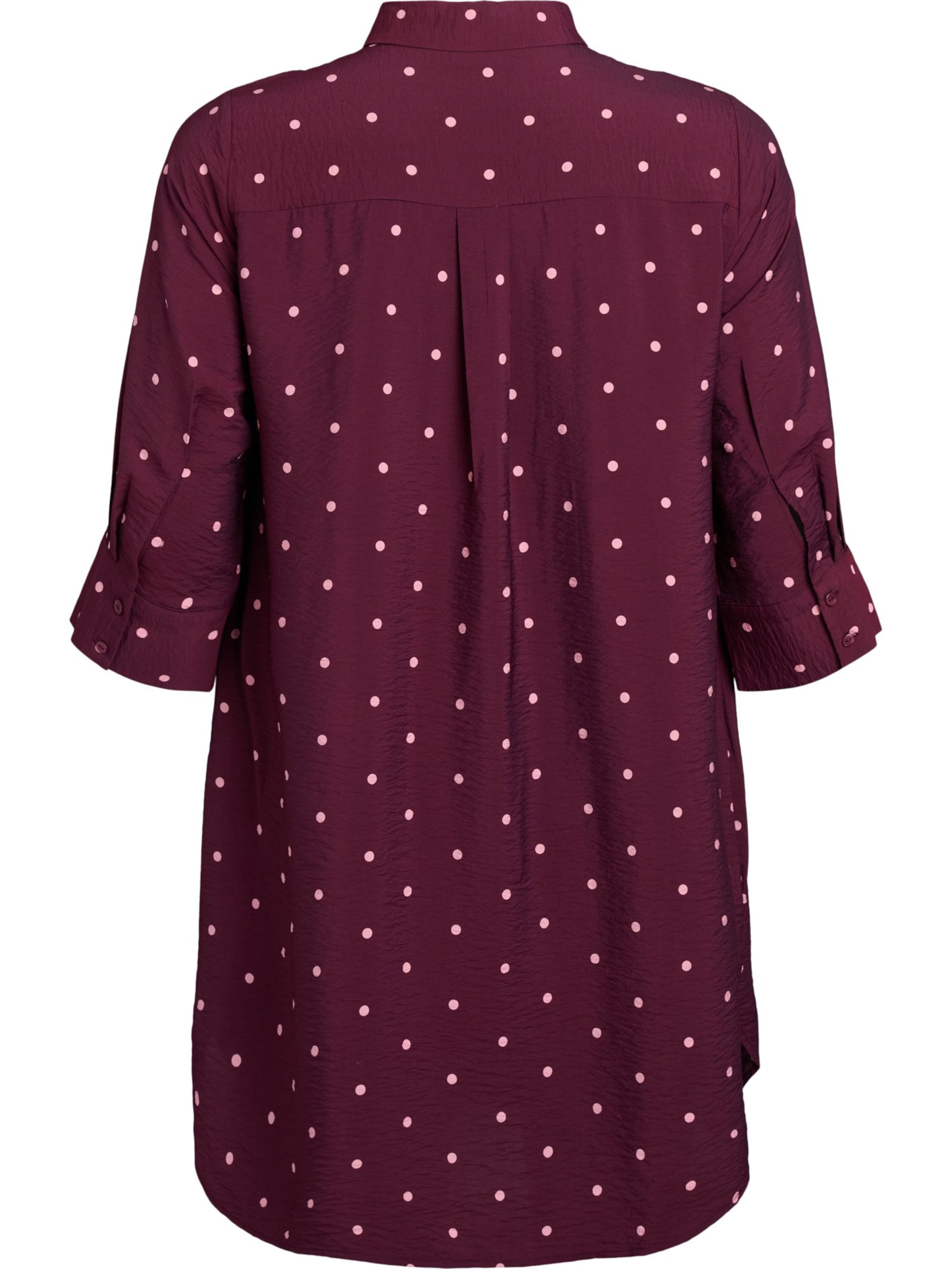 Zizzi Dolga srajca 'VKAM' | rdeča barva