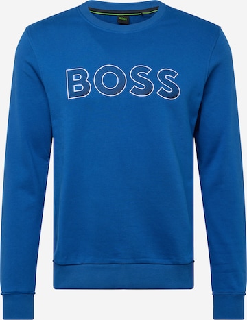 Felpa 'Salbo' di BOSS Green in blu: frontale