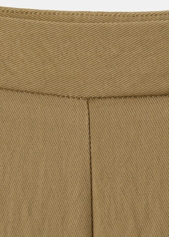 MANGO Wide leg Pants in Green