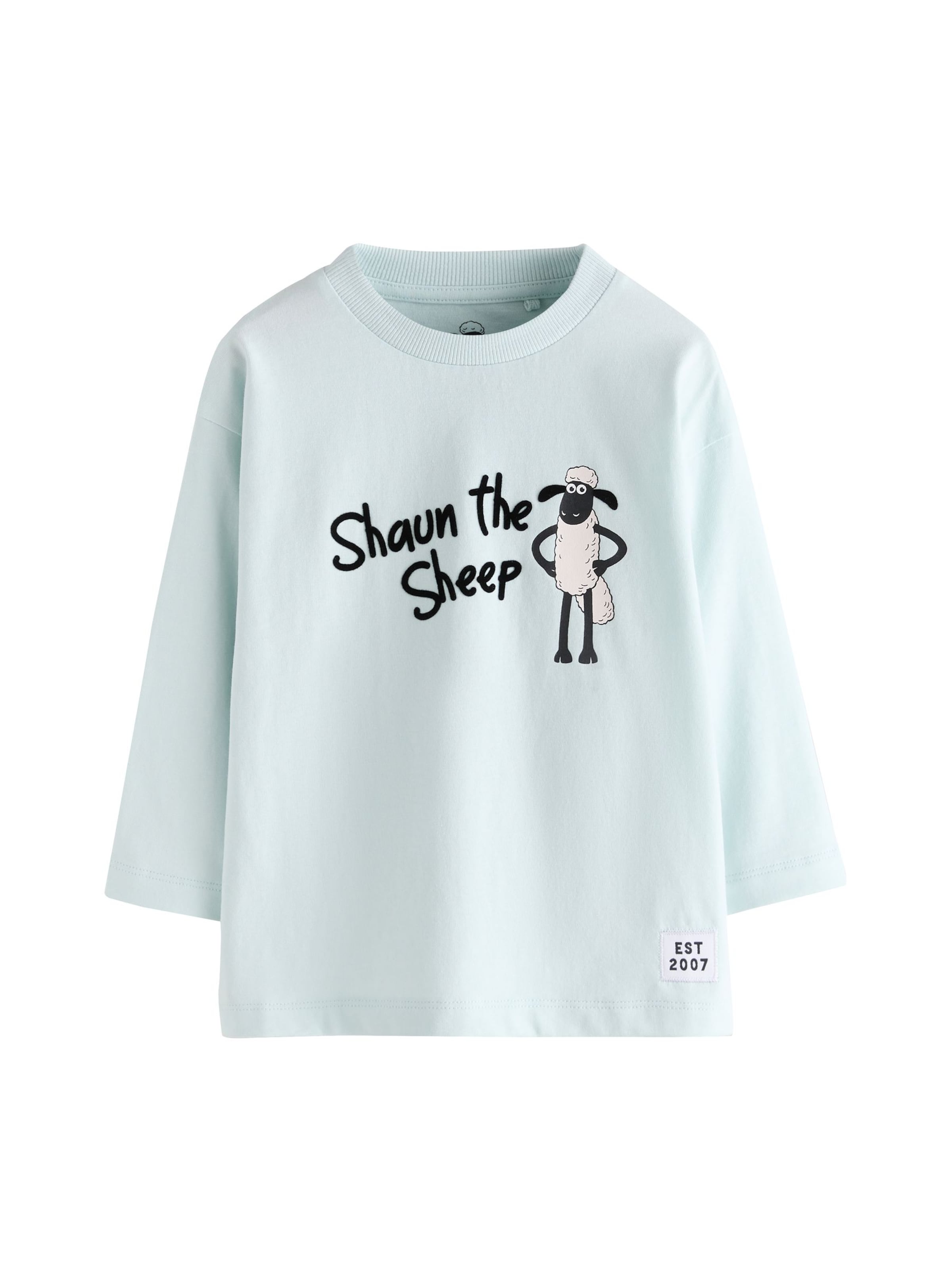 Next - Camiseta 'Shaun The Sheep' en azul: frente