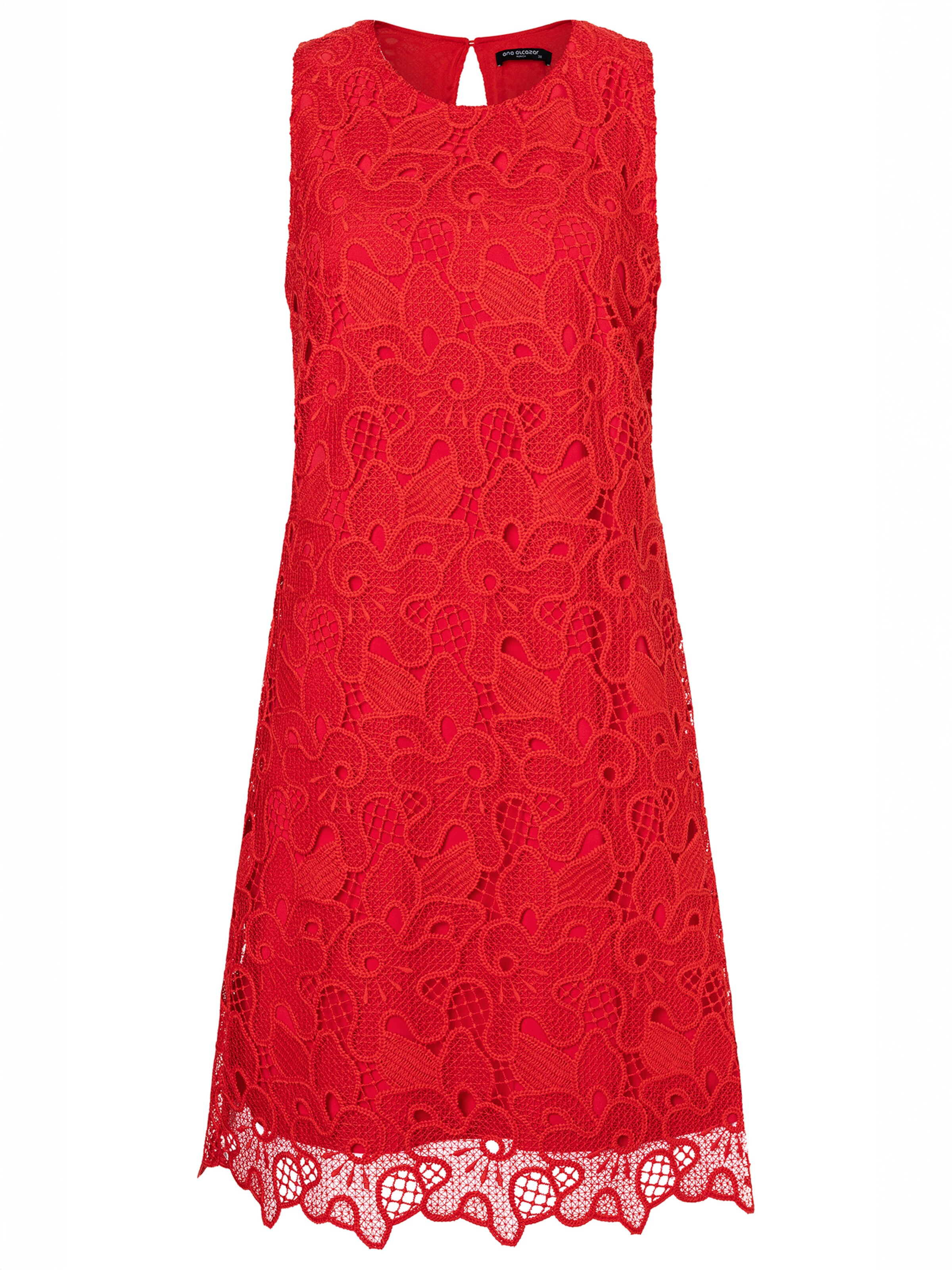 Ana Alcazar Kleid 'Zafina' in Rot: Vorderseite