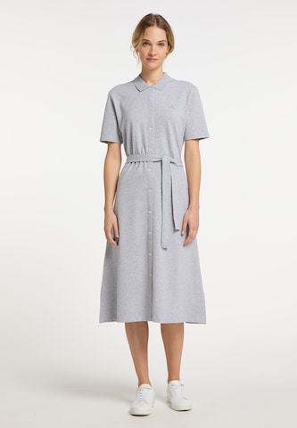 DreiMaster Maritim Shirt Dress in Grey