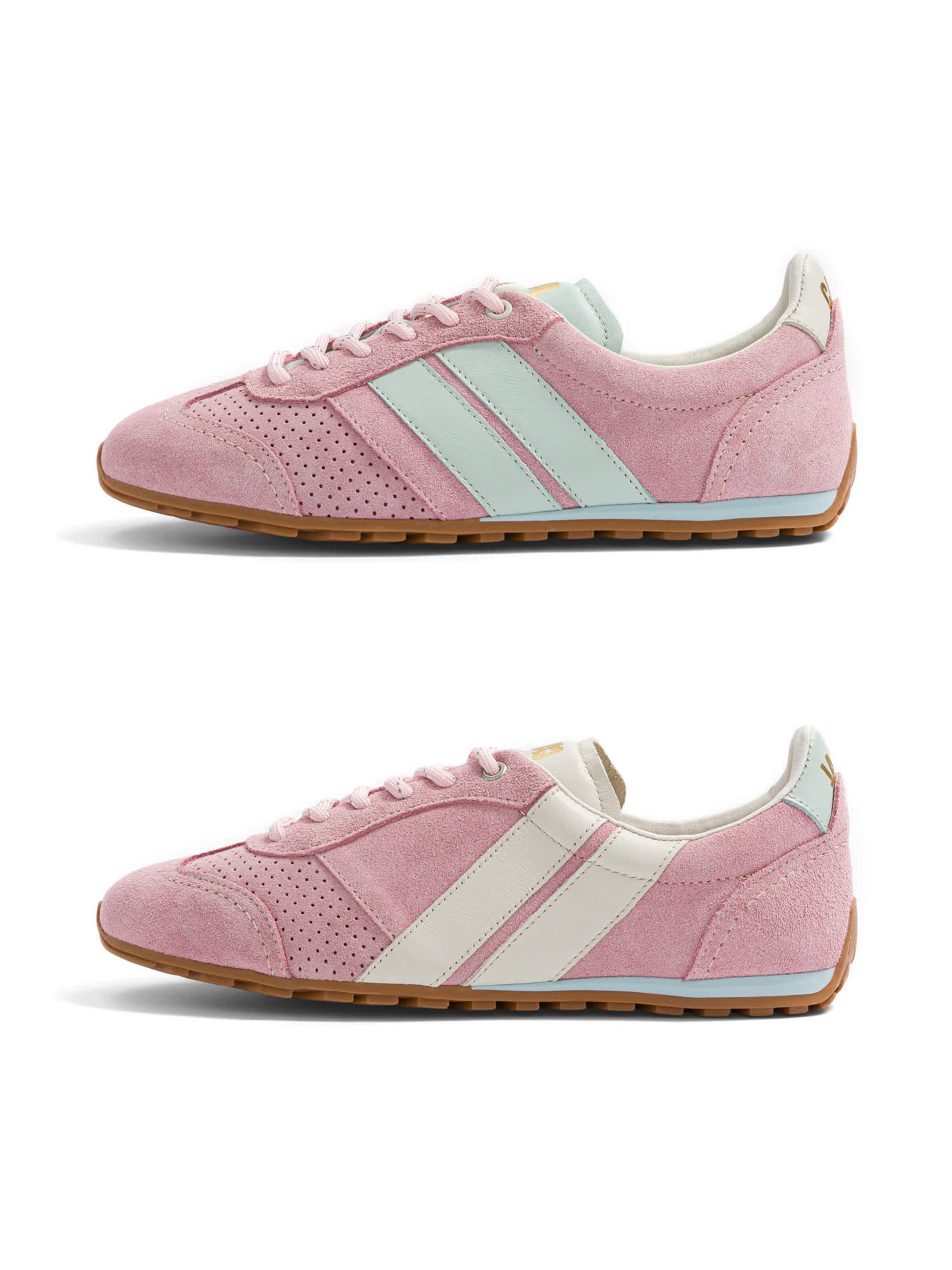 Caval - Sapatilhas slip-on ' BALLET ' em rosa: frente
