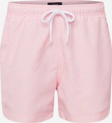 Superdry Badeshorts in Pink: predná strana