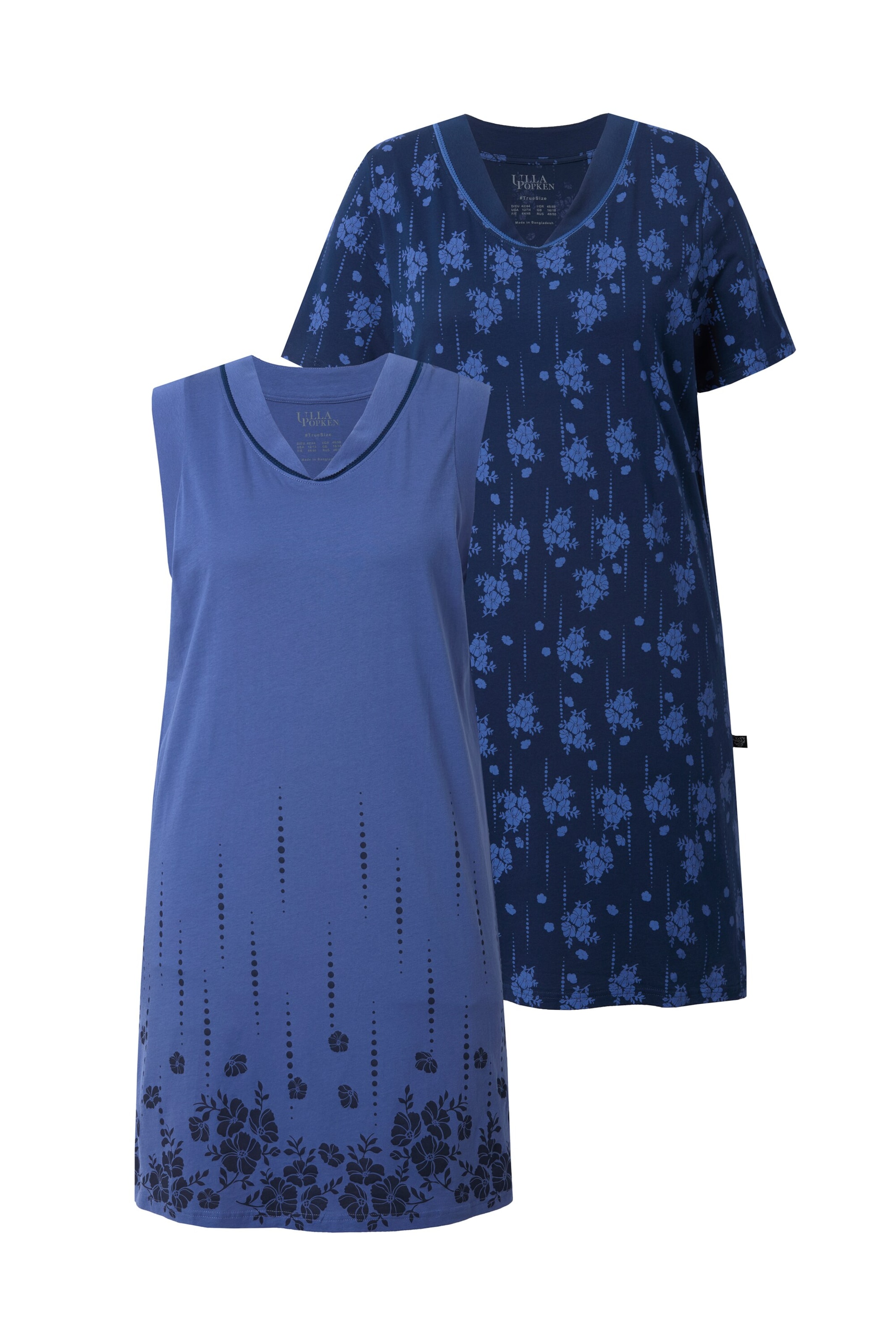 mėlyna Ulla Popken Naktinukai: priekis