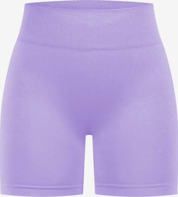 Smilodox Shorts ' Scrunch Nomeli ' in Lila: Vorderseite