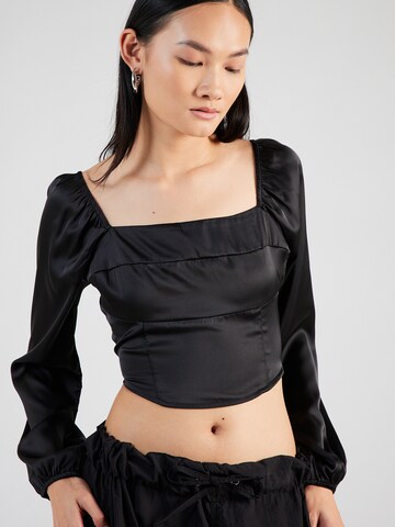 HOLLISTER Blouse 'EMEA' in Black