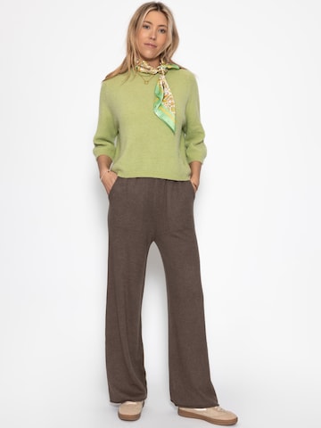 SASSYCLASSY Wide Leg Hose‌‌‌‌‌‌‌ in Grau