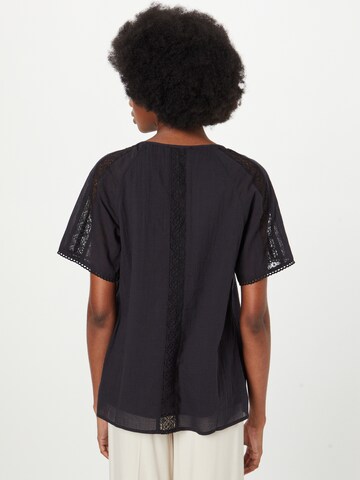 ESPRIT Bluse in Schwarz