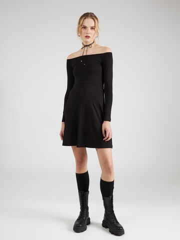 Robe 'Nancy' ABOUT YOU en noir : devant