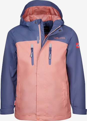 TROLLKIDS Outdoor jacket in Blue: front