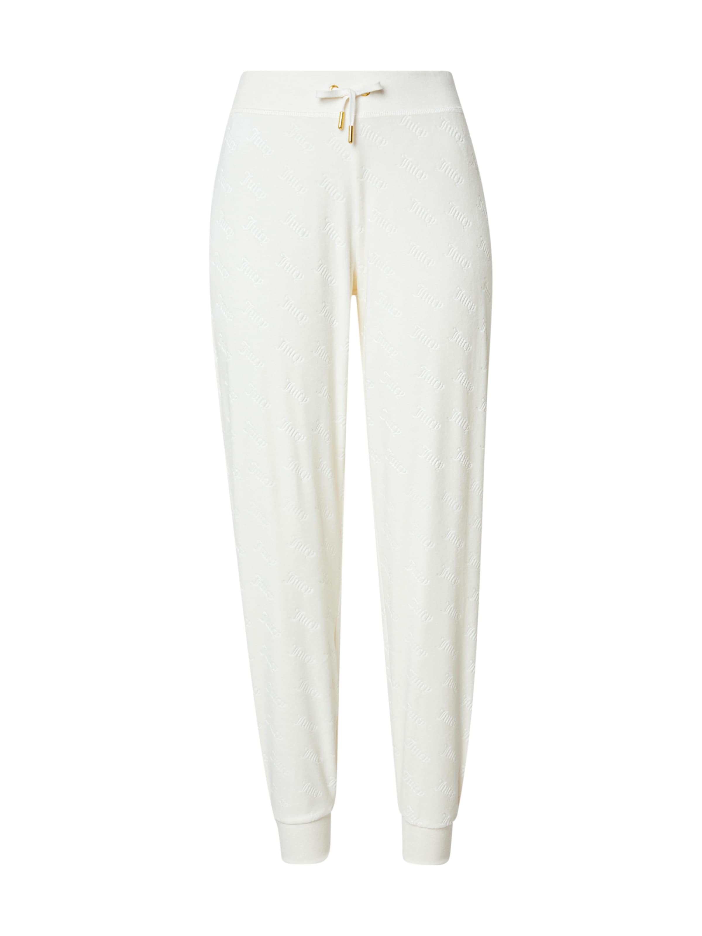 Tapered Pantaloni 'Pipa' di Juicy Couture in bianco: frontale