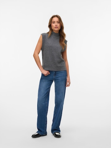 VERO MODA Knitted vest in Grey