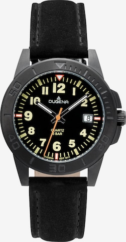 DUGENA Watch in Black: front