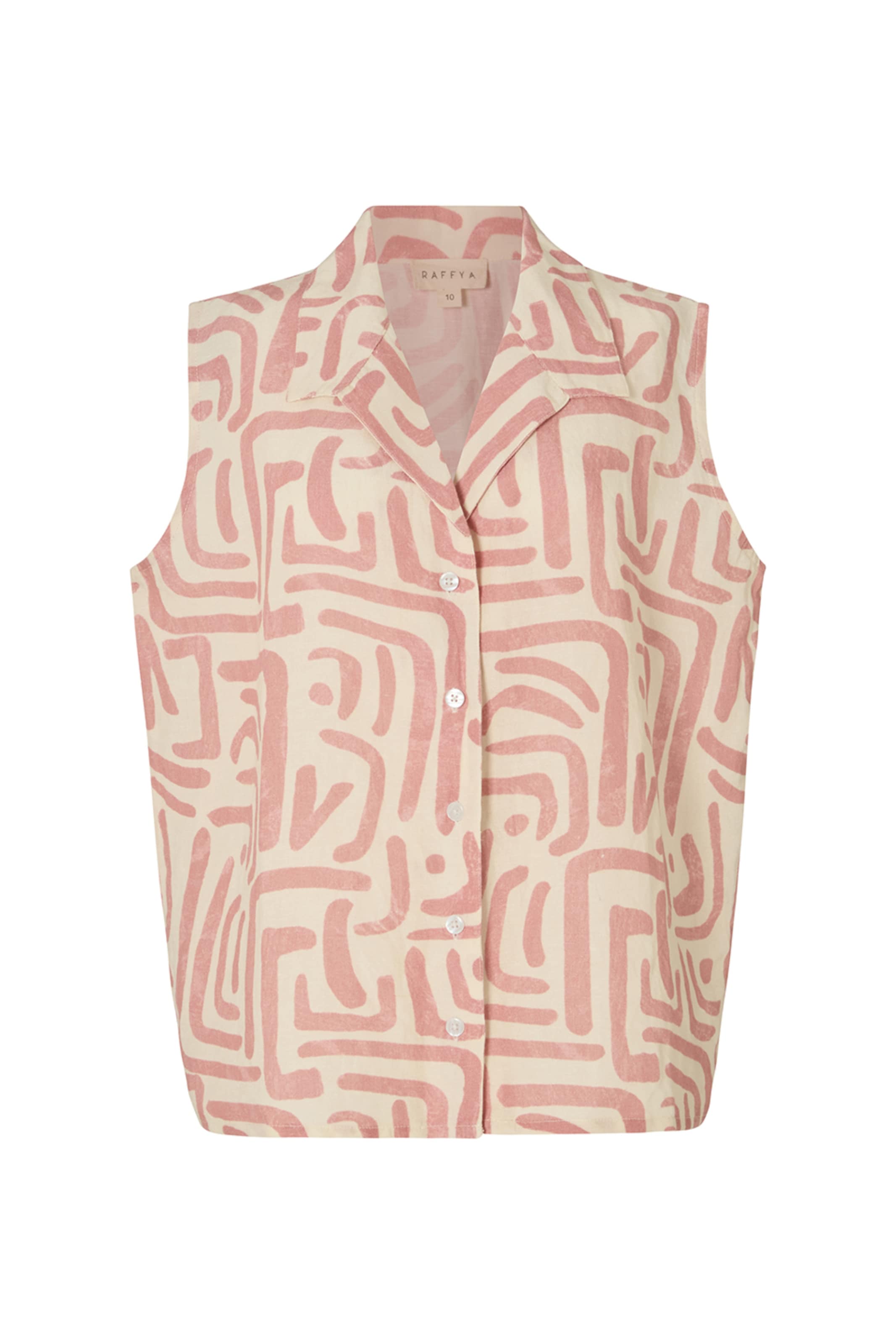 RAFFYA Top in Pink: Vorderseite