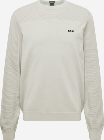 BOSS Green Sweater 'Momentum' in Beige: front