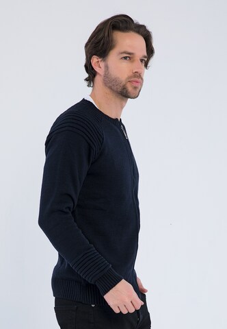 Vestes en maille Giorgio di Mare en bleu