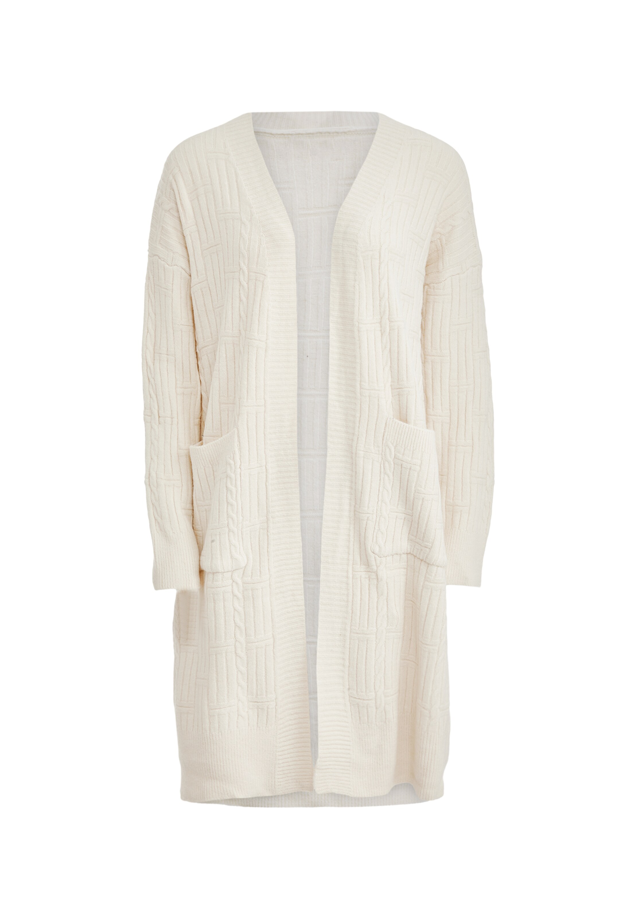 Tanuna Strickjacke in Weiß: Vorderseite