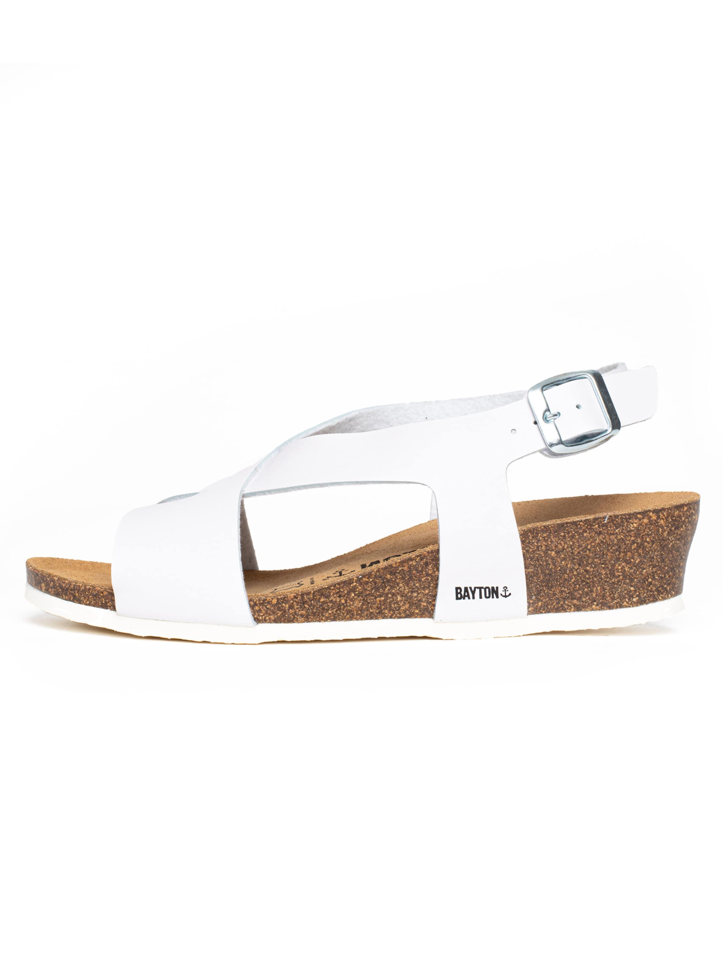 Bayton Sandal 'Salamanque' in White: front