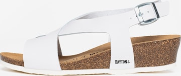 Sandales 'Salamanque' Bayton en blanc : devant