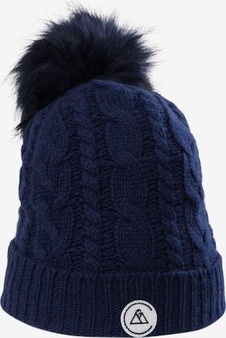 Bonnet CASH-MERE.CH en bleu : devant