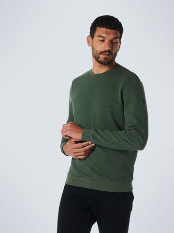 No Excess Sweatshirt in Groen: voorkant