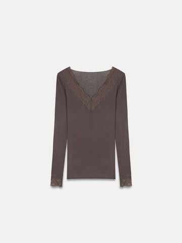 Dilvin Blouse in Brown