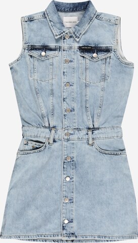 Calvin Klein Jeans Dress in Blue: front