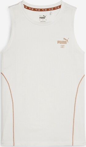 PUMA - Top desportivo 'First Mile' em branco: frente