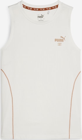 PUMA Sports Top 'First Mile' in White: front