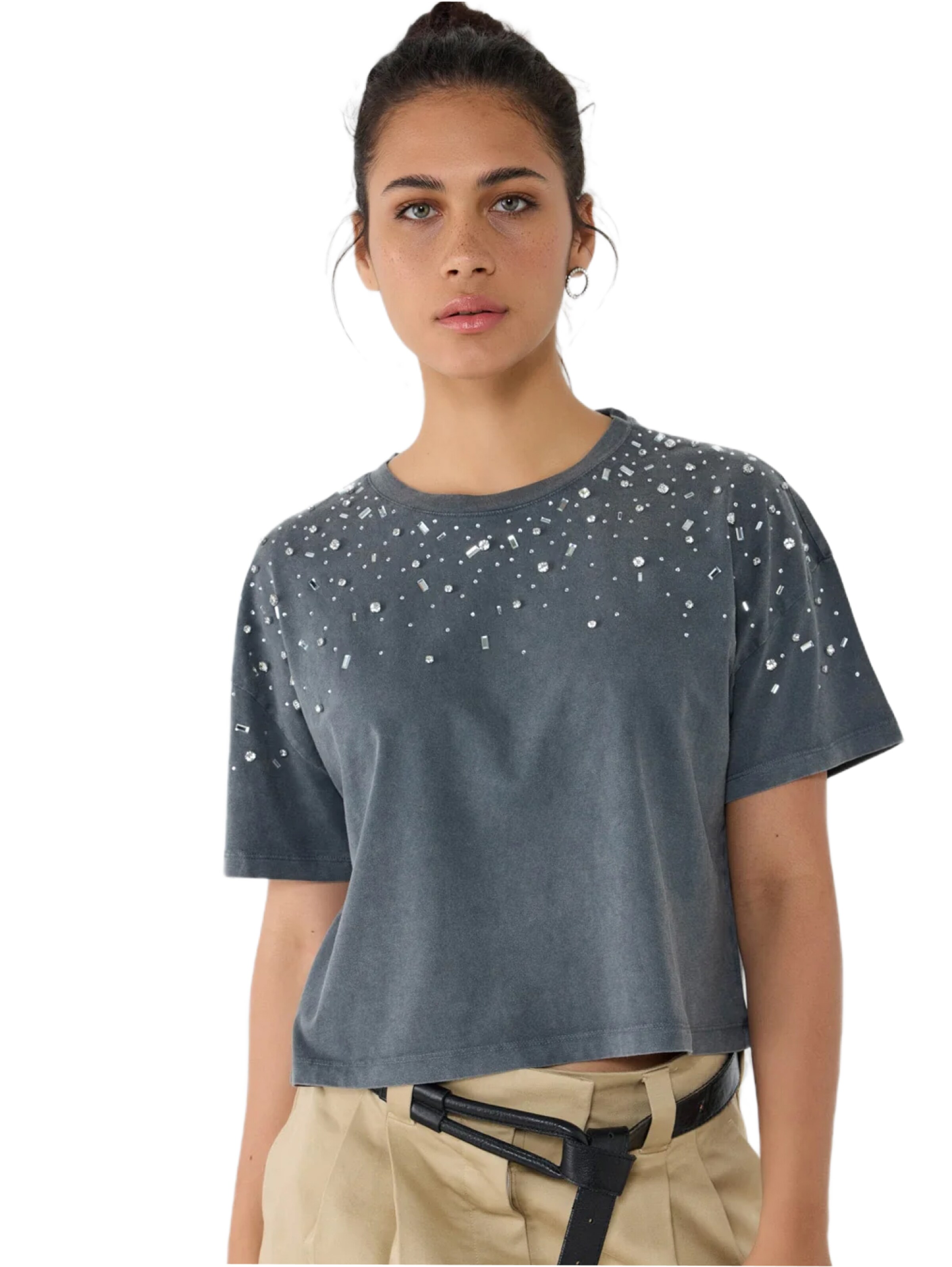 Haut No Matter What en gris : devant