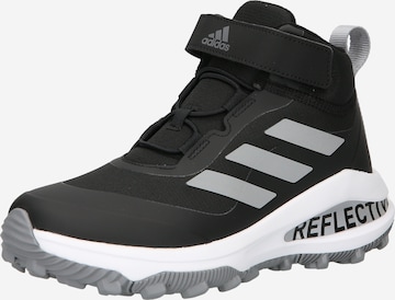 ADIDAS SPORTSWEAR Bootsit 'Fortarun All Terrain Cloudfoam Elastic Lace And Top Strap' värissä musta: edessä