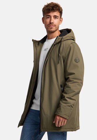 INDICODE JEANS Winterjas 'INEmilio' in Groen