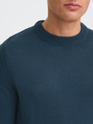 !Solid Trui ' SDBABAK ' in Blauw