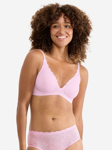 SLOGGI Push-up BH ' Blue ZERO Feel Bliss THE UP ' in Roze: voorkant