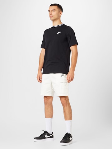 Regular Pantaloni de la Nike Sportswear pe alb