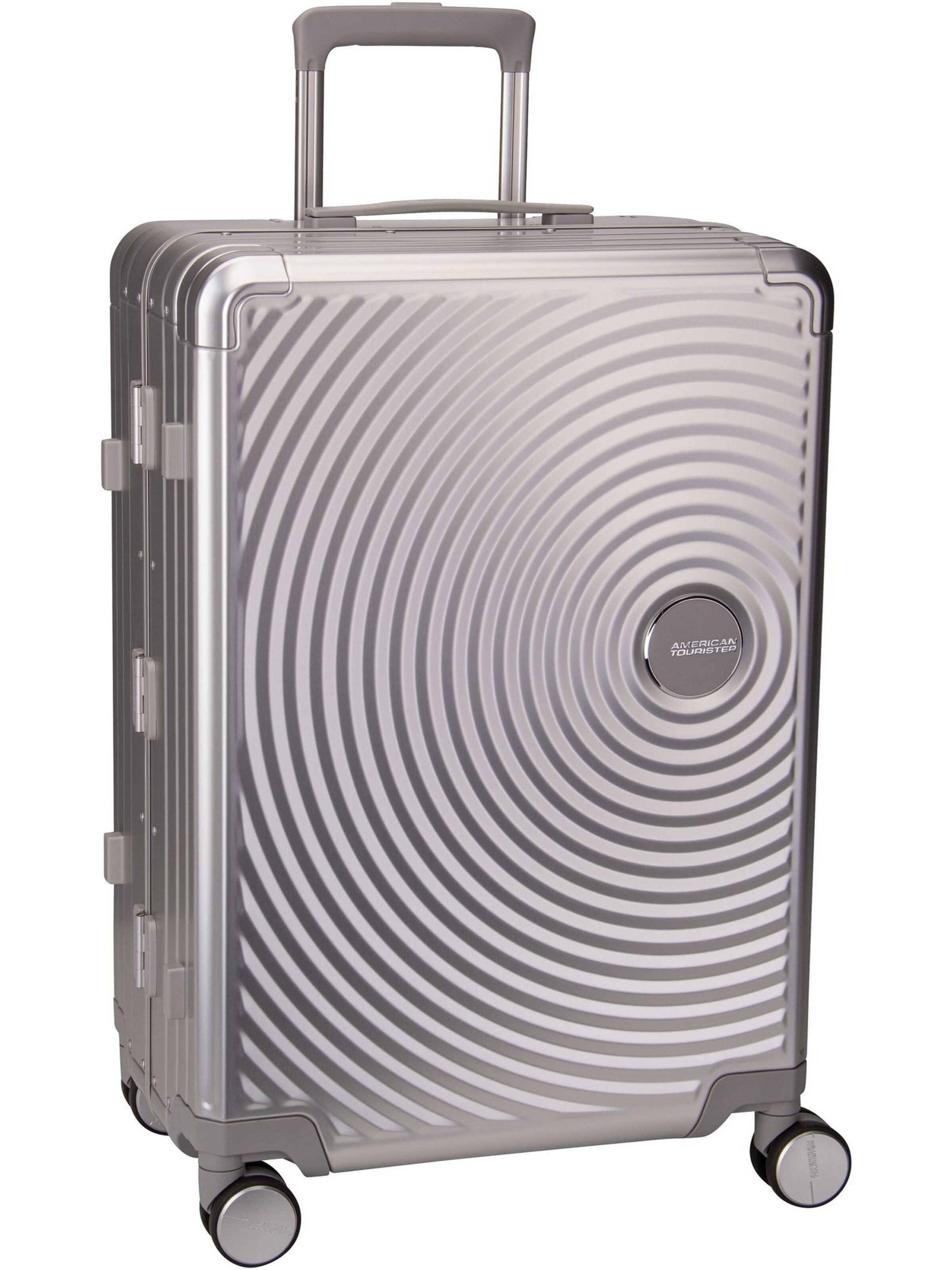 American Tourister Cart 'Soundbox' in Silver: front