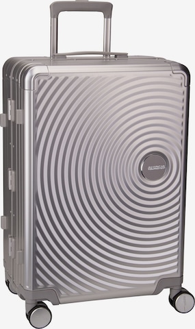 American Tourister Cart 'Soundbox' in Silver: front