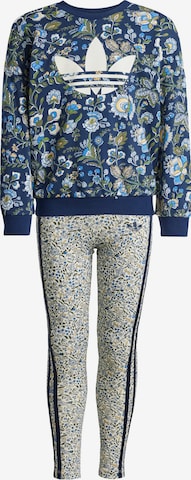 ADIDAS ORIGINALS Sweatsuit 'Adidas Originals X Liberty London' in Blue: front