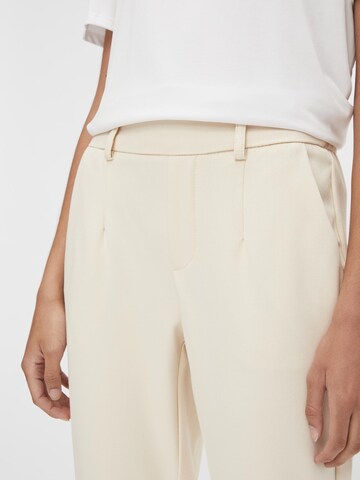 OBJECT Tapered Trousers 'Lisa' in Beige