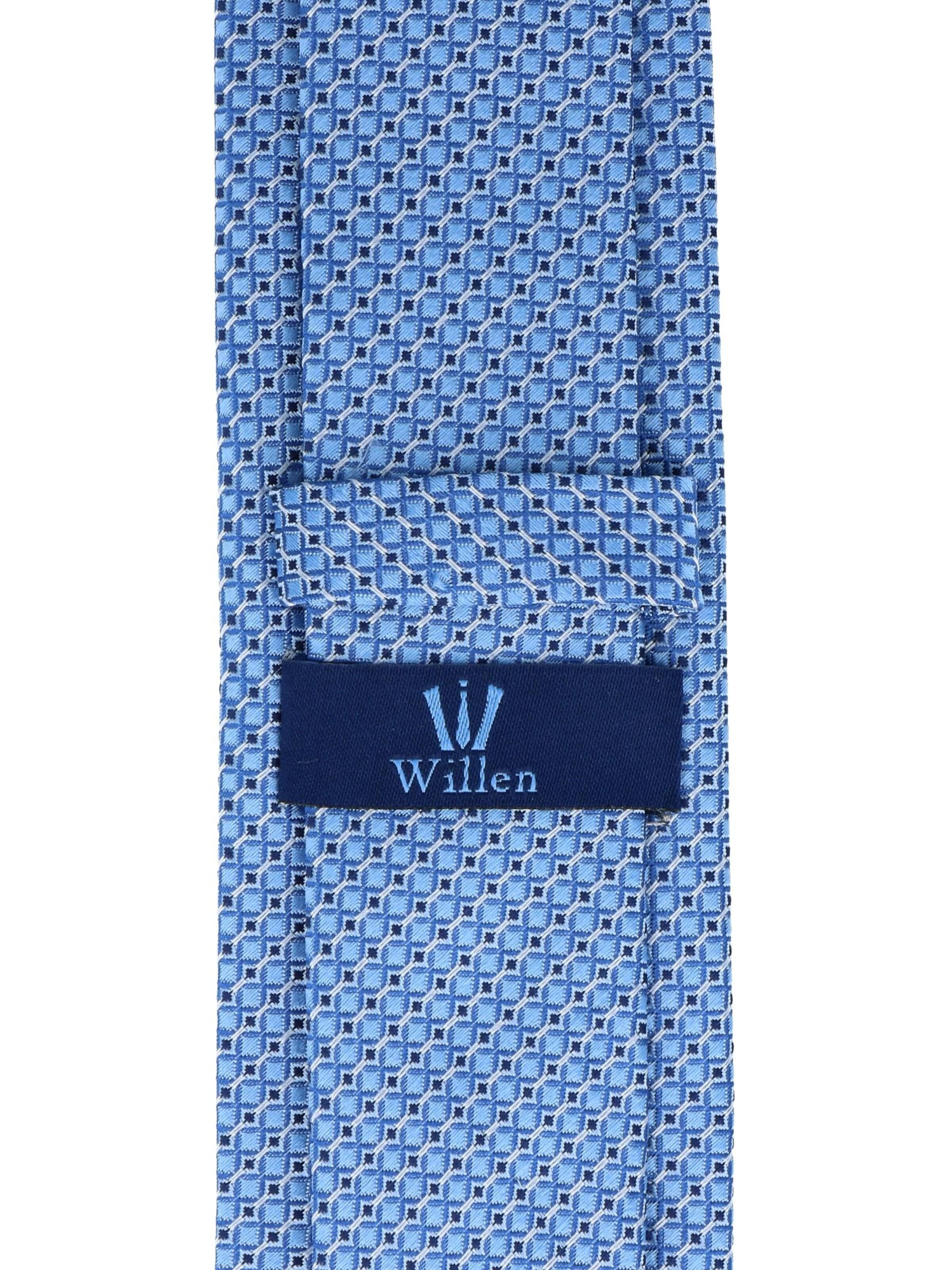 WILLEN Krawatte 'Minimal'‌‌‌‌ in Blau