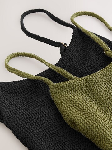 self. Bralette Swimsuit in Green