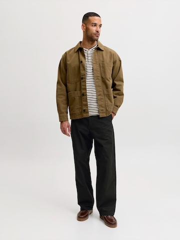 JACK & JONES Loosefit Hose 'JPSTBILL DREW' in Schwarz