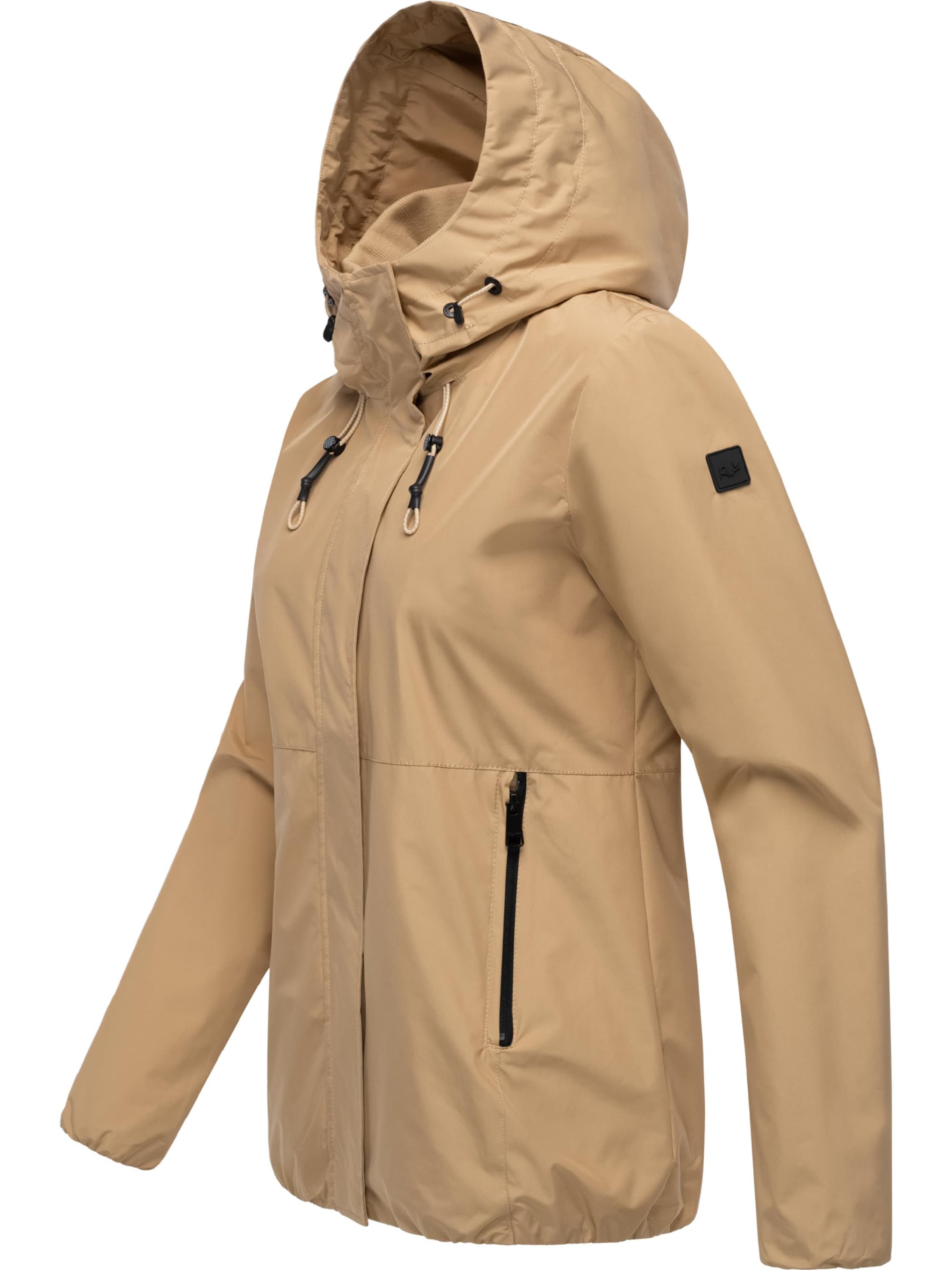 Ragwear Weatherproof jacket 'Sunniva' in Beige