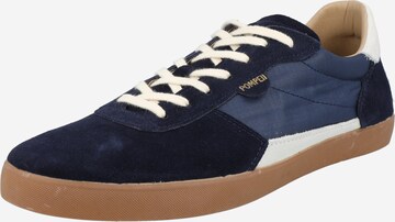 Sneaker bassa 'DELTA' di POMPEII in blu: frontale