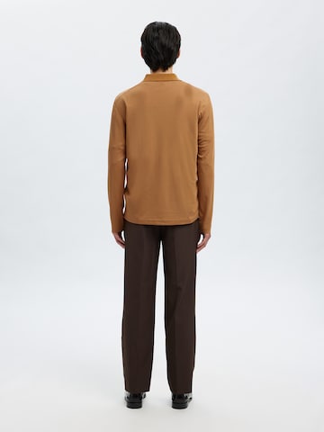 SELECTED Shirt 'SLHFAVE' in Bruin