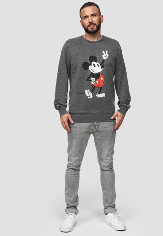 Recovered Sweatshirt 'Disney Mickey Peace Pose' in Grijs