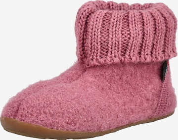 HAFLINGER Huisschoenen in Roze: voorkant