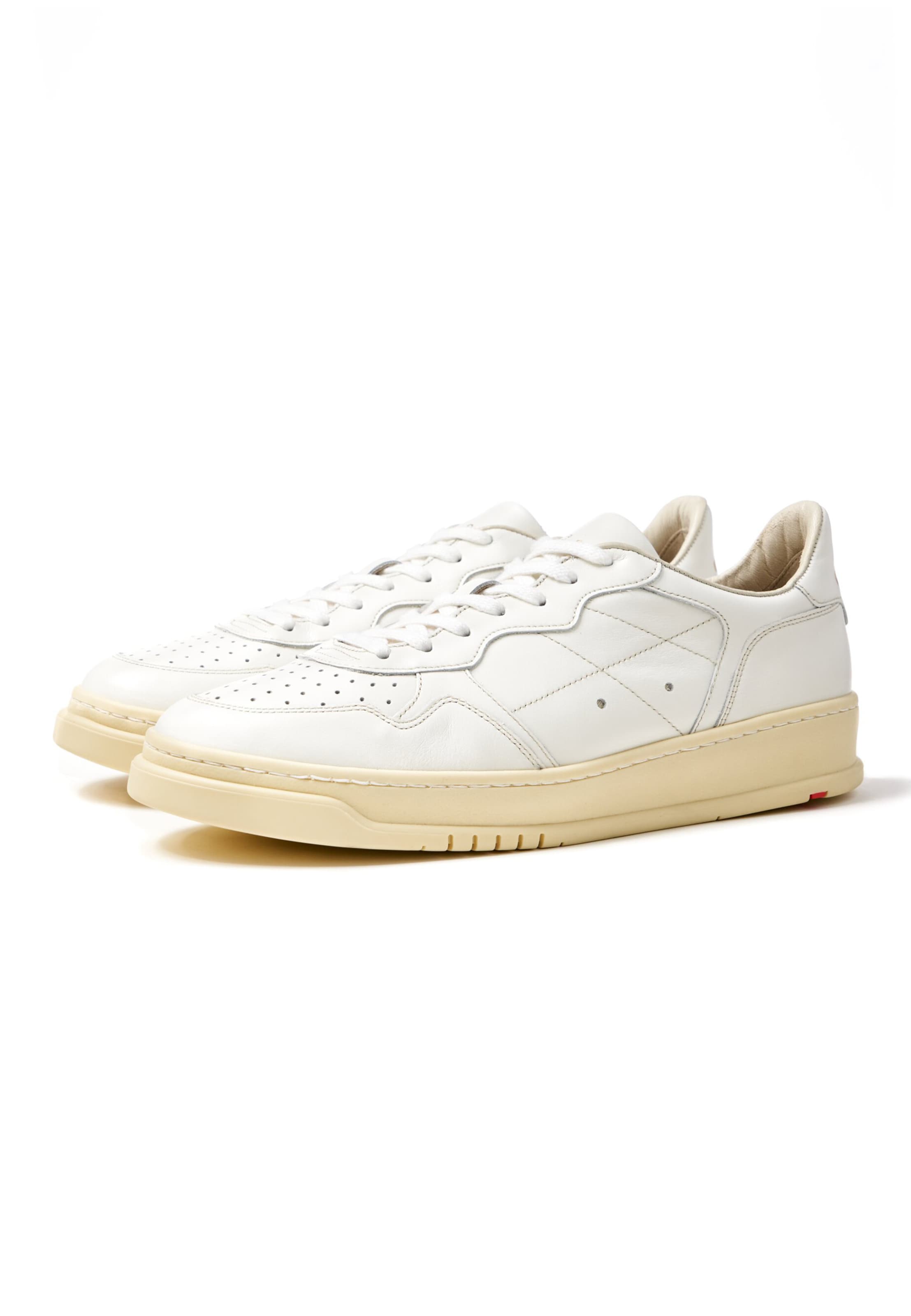 LLOYD Σνίκερ χαμηλό 'BOOKER' σε λευκό: μπροστά