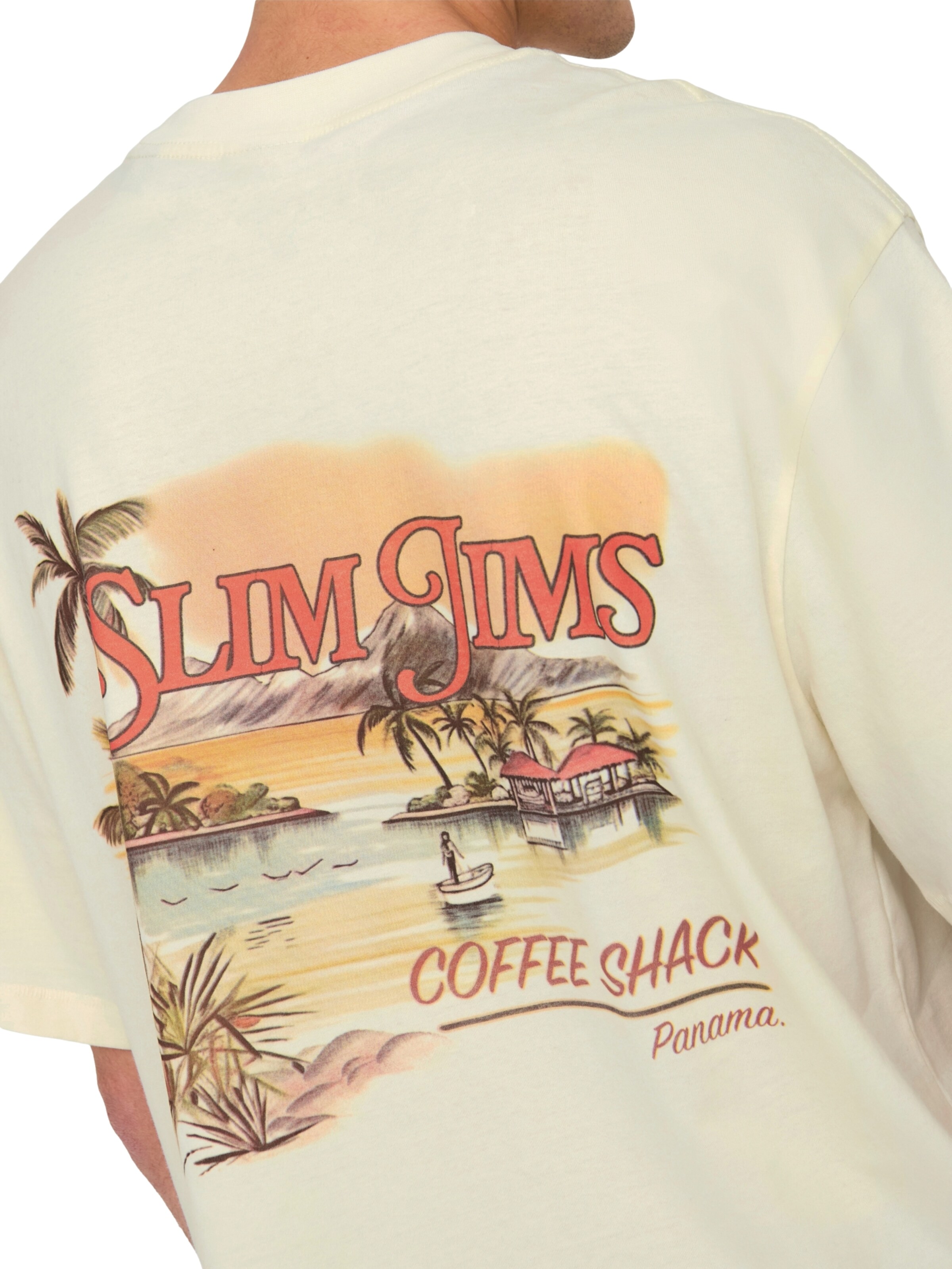 T-Shirt 'Malik Jims' Only & Sons en beige